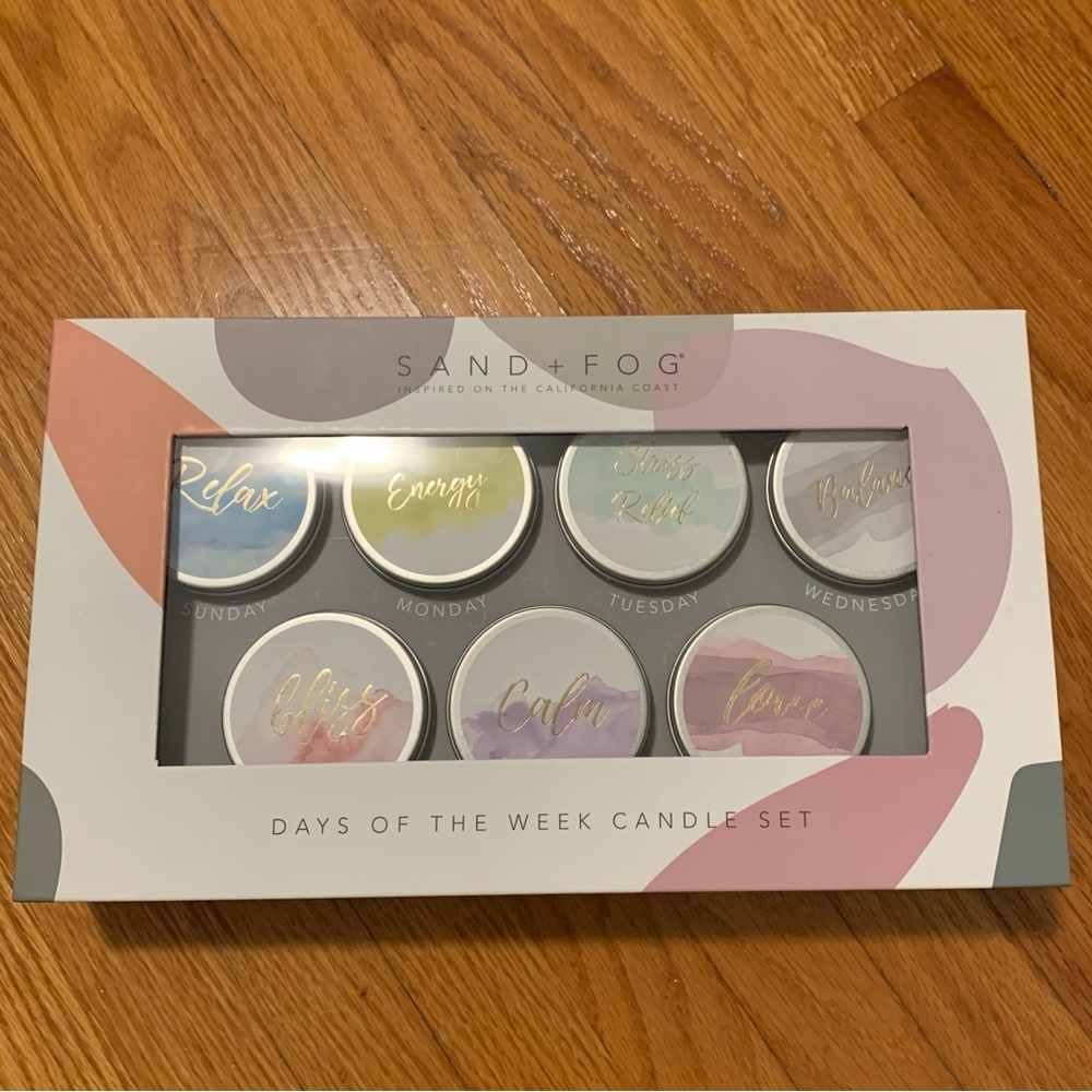 SAND + FOG - Days of the Week Candle Set